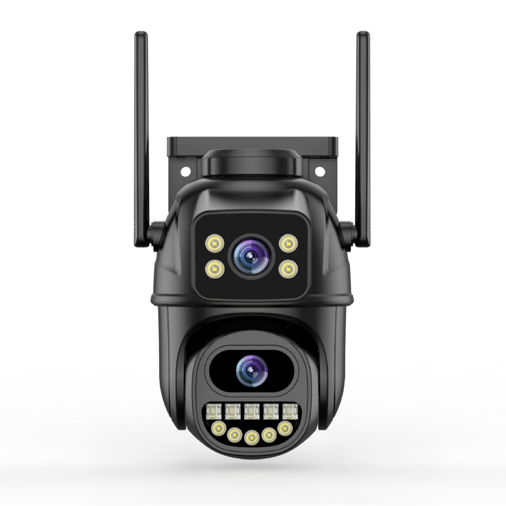 Binocular Gun Ball Linkage Integrated Wireless Surveillance Camera